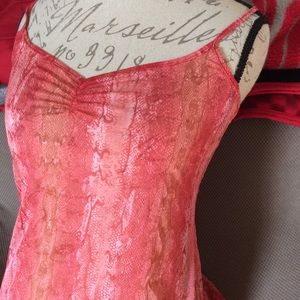 Rare Victoria’s Secret Snake Print Small Chemise